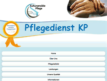 Tablet Screenshot of kultursensiblepflege.info