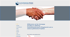 Desktop Screenshot of kultursensiblepflege.de