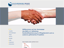 Tablet Screenshot of kultursensiblepflege.de